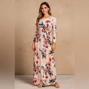 Floral Long Sleeve Dress